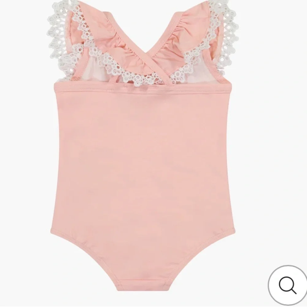 Miniclasix Girl’s Frill Swimsuit NWT 6-9mo Msrp $50
